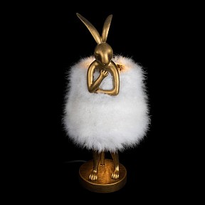 Настольная лампа декоративная Loft it Lapine желтый арт. 10315/A White fluff