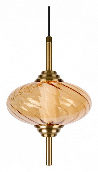 Подвесной светильник Loft it Helix бронза арт. 10421/C Amber