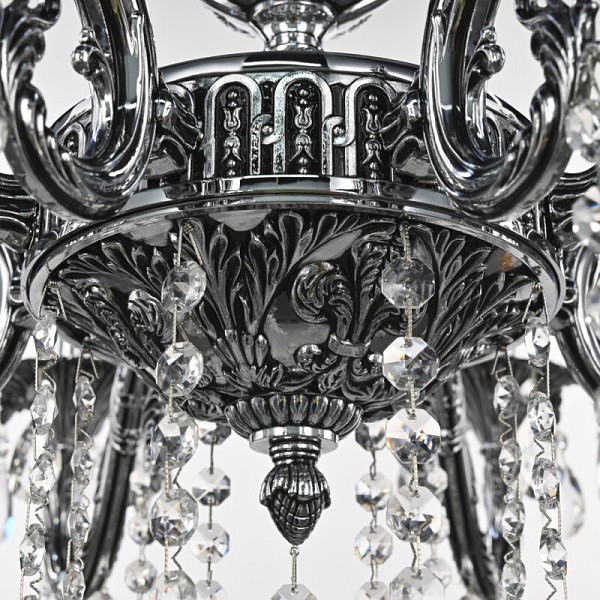 Подвесная люстра Bohemia Ivele Crystal AL7901 никель арт. AL79101/8/250 B NB