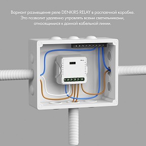 Контроллер Denkirs Relay белый арт. RL1004-DM