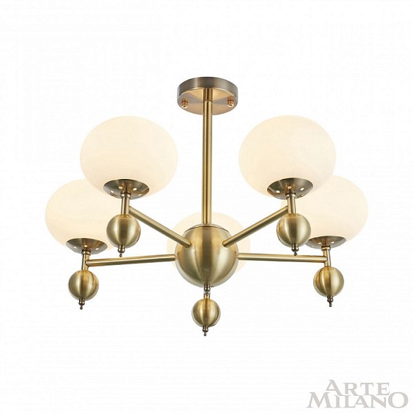 Люстра на штанге Arte Milano Neapolis-70307 золото арт. 270307/5 GD