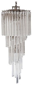 Подвесная люстра Imperiumloft Odeon Chandelier Helix Clear хром арт. 40,193