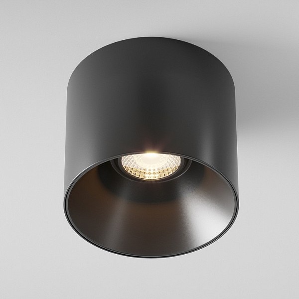 Накладной светильник Maytoni Alfa LED черный арт. C064CL-01-15W3K-RD-B