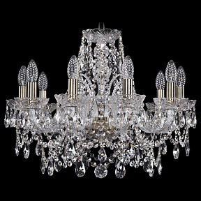 Подвесная люстра Bohemia Ivele Crystal 1411 золото арт. 1411/10/195/Pa
