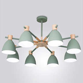 Люстра на штанге Imperiumloft Folke Green зеленый арт. FOLKE01