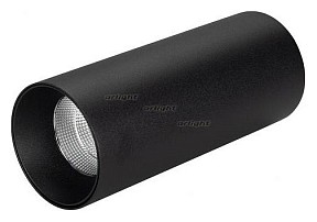 Накладной светильник Arlight SP-POLO-SURFACE-R65-8W Warm3000 (BK-BK, 40 deg) черный арт. 027506