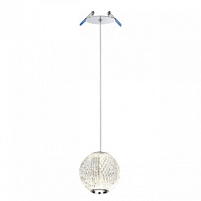Подвесной светильник Odeon Light Crystal серый арт. 5007/5LA