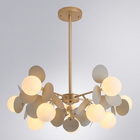 Люстра на штанге Arte Lamp Peacock золото арт. A1369SP-10GY