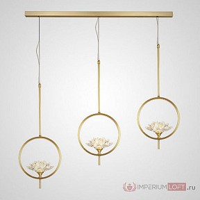 Подвесной светильник Imperiumloft LOTOS латунь арт. LOTOS-ONE01