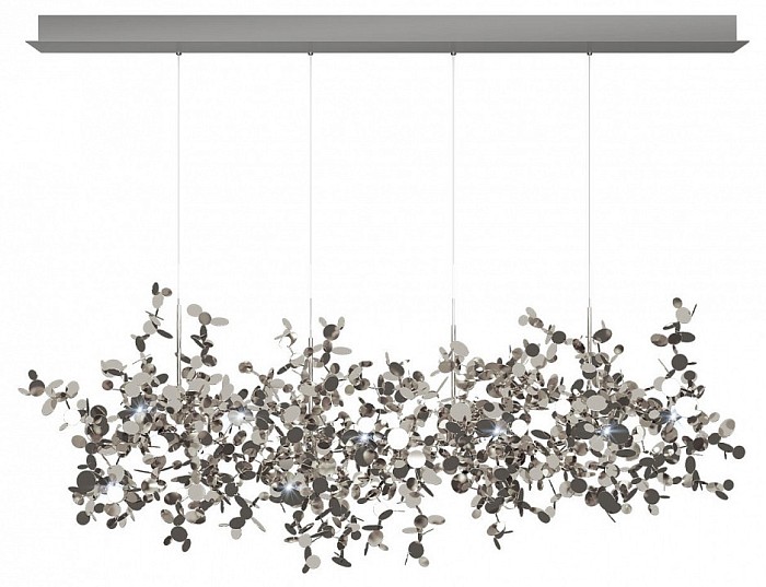 Подвесная люстра Loft it Spark серый арт. 10101/4 Chrome