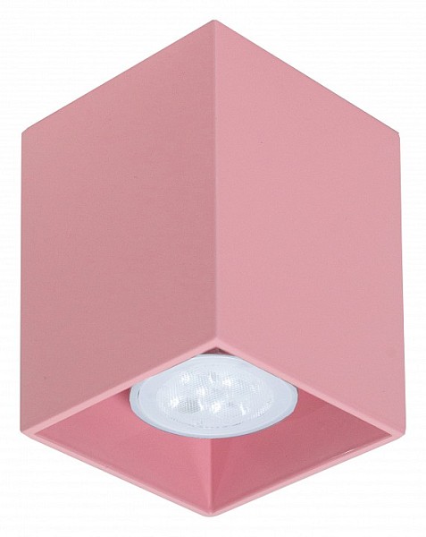 Накладной светильник TopDecor Tubo8 SQ красный арт. Tubo8 SQ P1 27