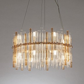 Подвесной светильник Arte Lamp Crystalla золото арт. A4111LM-16GO