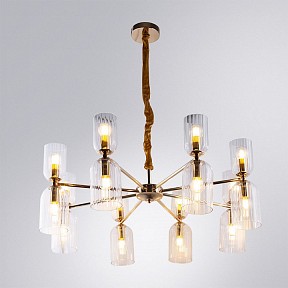 Подвесная люстра Arte Lamp Charm золото арт. A1623LM-16GO