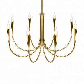 Люстра на штанге Freya Branches латунь арт. FR5253PL-08BS