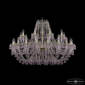 Подвесная люстра Bohemia Ivele Crystal 1410 золото арт. 1410/20+10/400 G V7010