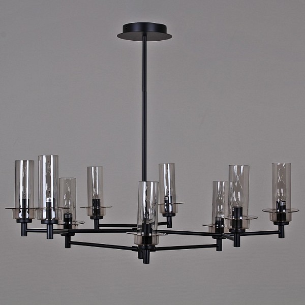 Люстра на штанге ILLUMICO IL2216 черный арт. IL2216-9PLS-24 HIGHBALL