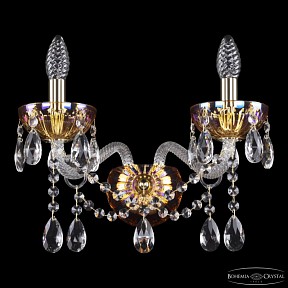 Бра Bohemia Ivele Crystal 5413 золото арт. 5413B/2/165 G Shampan/M-1H