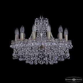 Подвесная люстра Bohemia Ivele Crystal 1409 золото арт. 1409/12/160 Pa