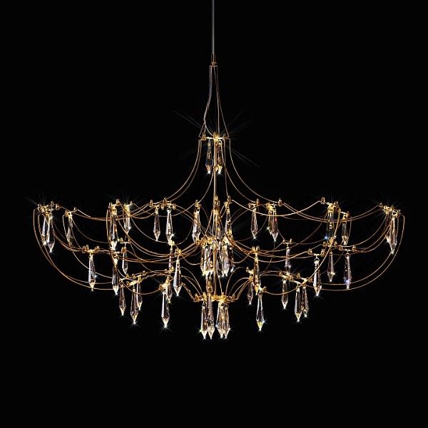 Подвесная люстра Loft it Mira золото арт. 10589/900 Gold Asfour