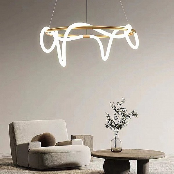 Подвесной светильник LIGHTERA Nyasa латунь арт. LE217L-40G WIFI