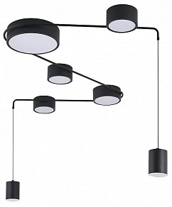 Потолочная люстра Indigo Modulo черный арт. 14028/7С Black