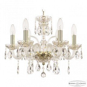Подвесная люстра Bohemia Ivele Crystal 118 золото арт. 118/6/141 G