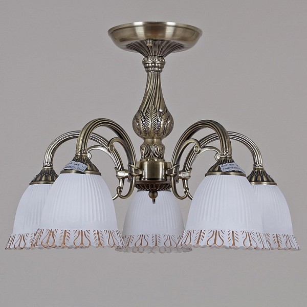 Люстра на штанге Reluce  бронза арт. 99018-0.3-05