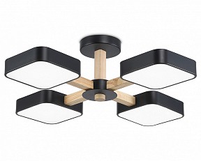 Люстра на штанге Ambrella Light FL дерево арт. FL4880