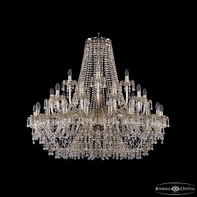 Подвесная люстра Bohemia Ivele Crystal 1410 золото арт. 1410/20+10+5/400 G V0300 M801