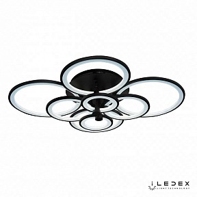 Потолочная люстра iLedex Ring черный арт. A001/8 BK