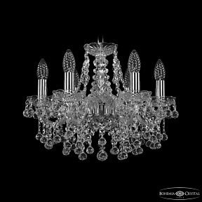 Подвесная люстра Bohemia Ivele Crystal 1409 никель арт. 1409/6/141 Ni