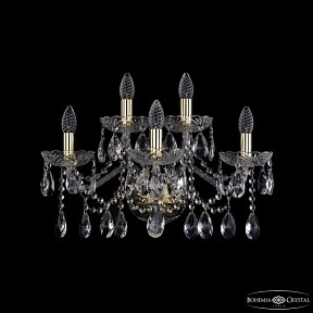 Бра Bohemia Ivele Crystal 1413 золото арт. 1413B/3+2/200/XL G