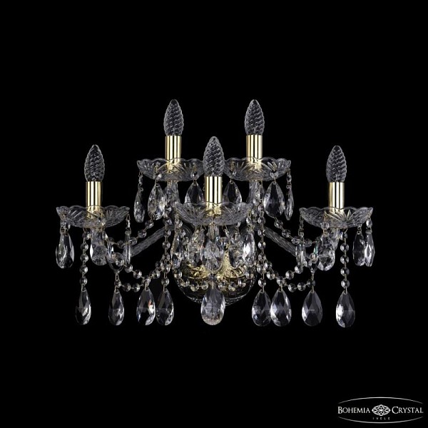 Бра Bohemia Ivele Crystal 1413 золото арт. 1413B/3+2/200/XL G