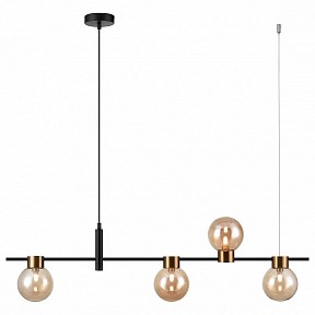Подвесной светильник Vele Luce Ideale черный арт. VL5872P14