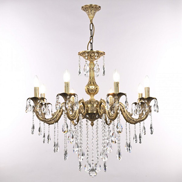 Подвесная люстра Bohemia Ivele Crystal AL7901 золото арт. AL79101/8/250 B FP