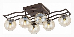 Потолочная люстра Citilux Бриз коричневый арт. CL106265