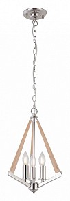 Подвесная люстра Lussole Clovis коричневый арт. LSP-8745