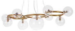 Подвесная люстра Arte Lamp Albus коричневый арт. A7780SP-9AB