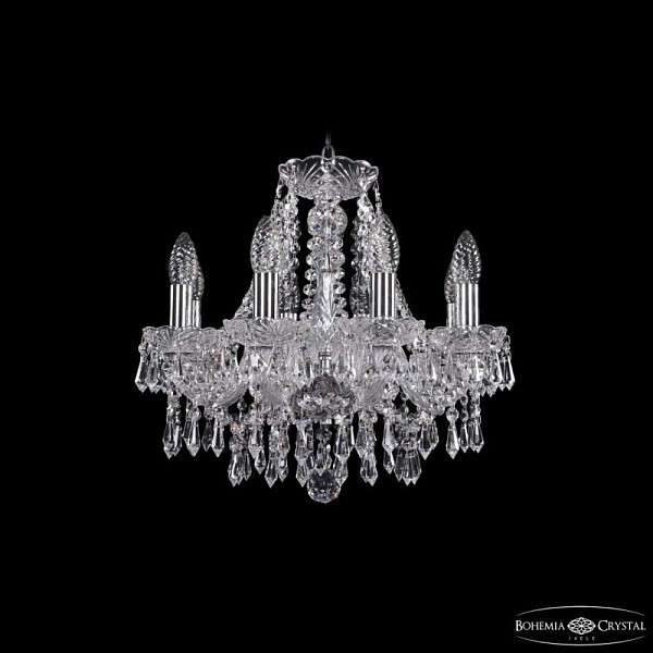 Подвесная люстра Bohemia Ivele Crystal 1403 никель арт. 1403/8/141 Ni