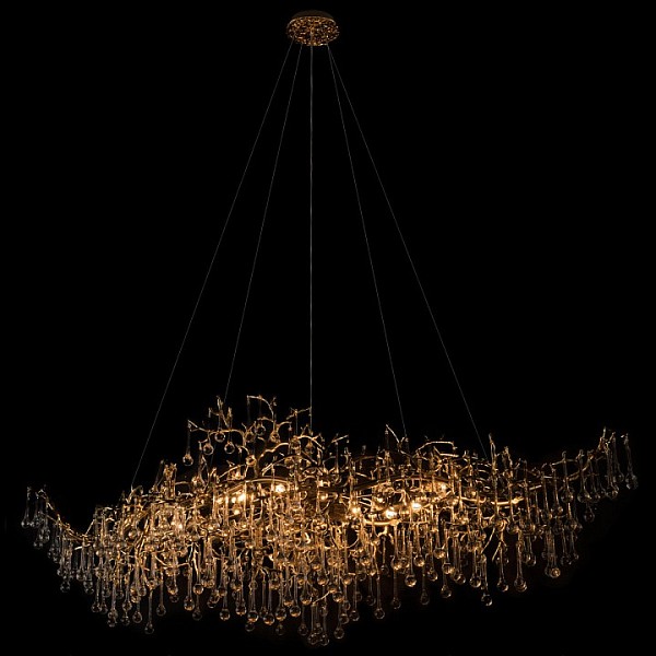 Подвесная люстра Loft it Coral бронза арт. 10351/1500L AB