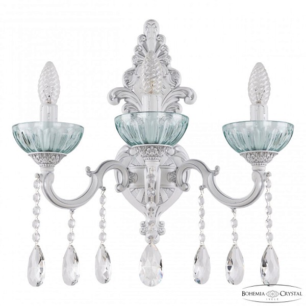 Бра Bohemia Ivele Crystal AL7801 белый арт. AL7801B15/3/175 A WMN P Birusa/M-1H