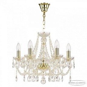 Подвесная люстра Bohemia Ivele Crystal 107 золото арт. 107/6/165 G