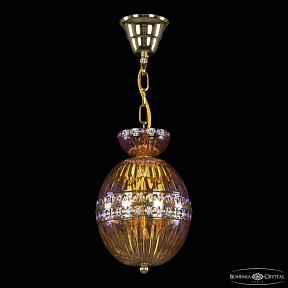 Подвесная люстра Bohemia Ivele Crystal 5480 золото арт. 5480/18 G Shampan/M-1G