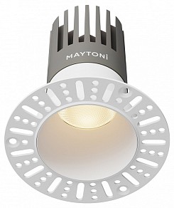 Встраиваемый светильник Maytoni  белый арт. DL122-15W-3K-TRS-W