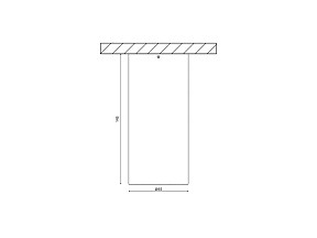 Накладной светильник SWG PRO Villy черный арт. VL-BASE-BL-NW