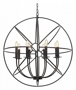 Подвесная люстра Loft it Foucaults Orb коричневый арт. LOFT1192-8