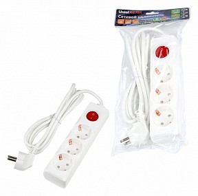 Сетевой фильтр Uniel Ultra белый арт. UL-00010015
