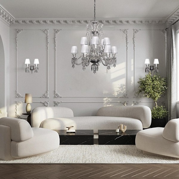 Бра Loft it Zenith неокрашенный арт. 10210/2W White