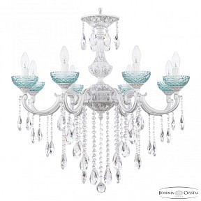 Подвесная люстра Bohemia Ivele Crystal AL7801 белый арт. AL78101/8/250 B WMN P Birusa/M-1F