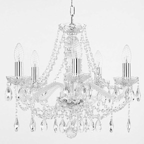 Подвесная люстра Bohemia Ivele Crystal 107 никель арт. 107/5/165 Ni